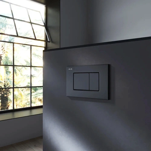 Кнопка для инсталляции механическая Am.Pm ProC S I070238 пластик, черный матовый