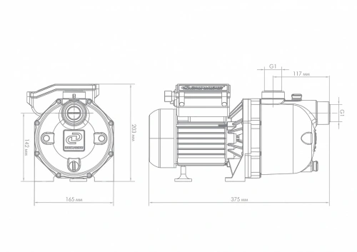 Поверхностный насос Джилекс ДЖАМБО 60/35 П 3001