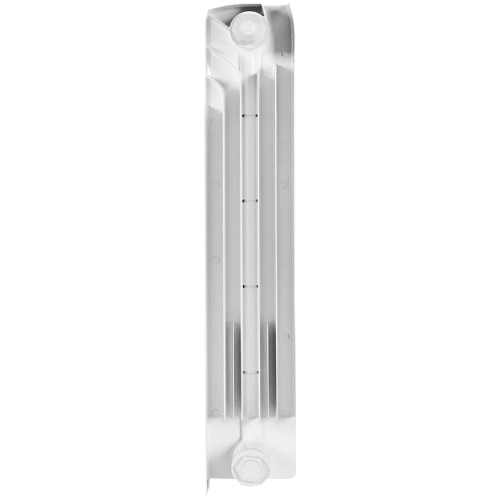 Биметаллический радиатор STOUT TITAN VENTIL 500 - 6 секций, нижнее справа, белый RAL 9016
