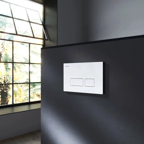 Унитаз с инсталляцией Am.Pm IS47051.701700 клавиша Pro S хром + Spirit V2.0 белый, безободковый, сиденье микролифт