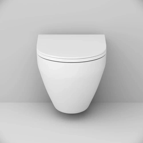 Унитаз с инсталляцией Am.Pm IS47001.701700 клавиша Pro S белый + Spirit V2.0 белый, безободковый, сиденье микролифт