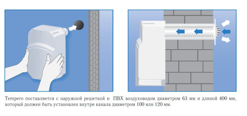 Приточно-вытяжная установка O.ERRE TEMPERO 100