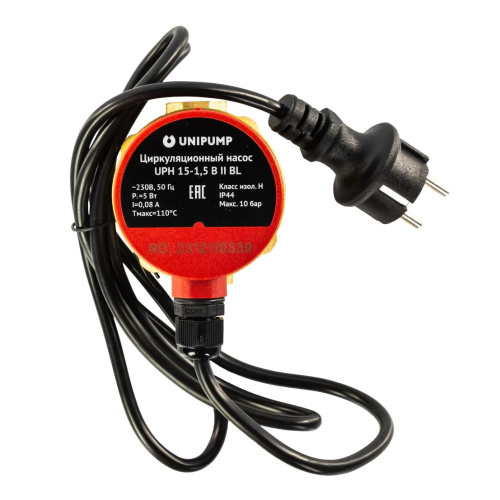 Циркуляционный насос Unipump UPH 15-1,5 B II BL для ГВС, до 15 л./мин.