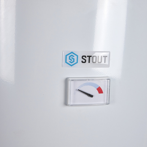 Бойлер косвенного нагрева Stout 300 литров, два теплообменника, ТЭН 3 кВт, напольный