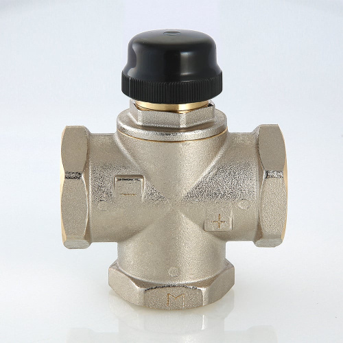 Клапан трехходовый смесительный 1" Valtec (с центральным смешиванием)