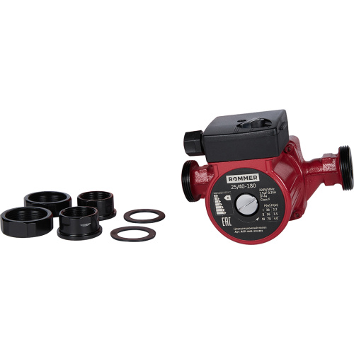 Циркуляционный насос Rommer RATE 25/40-180 мм, до 60 л./мин.