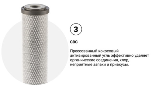 Картриджи Гейзер комплект №3 для 3ИВ люкс, мягкая вода