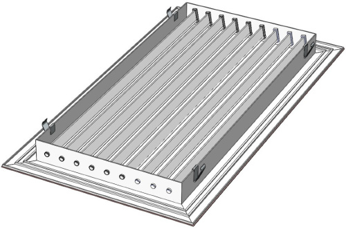 Однорядная решетка АВН-К 700*150