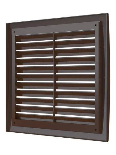 2525РРН кор, Решетка наружная ASA вентиляционная вытяжная 250х250, коричневая
