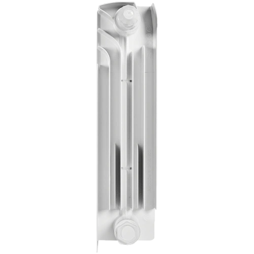 Биметаллический радиатор STOUT TITAN VENTIL 350 - 12 секций, нижнее справа, белый RAL 9016