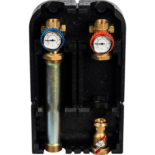 Насосная группа Stout с прямым контуром 1" без насоса в теплоизоляции SDG-0001-002501