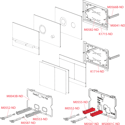 Смывная клавиша Alcaplast Flat FUN, алюминий матовый