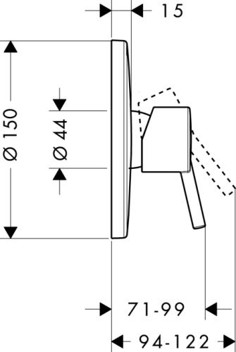 Смеситель для скрытого монтажа Hansgrohe Тalis S 32675000