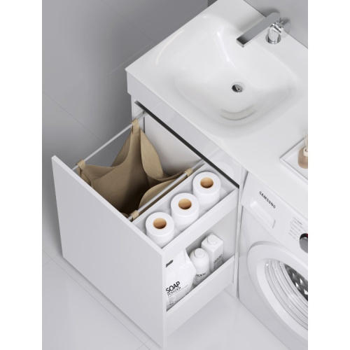 Тумба с умывальником AQWELLA Forma 115 Белый FOR0105KL