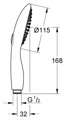 Душевая система Grohe Power&Soul 27911000