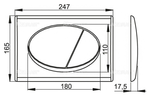Инсталляция для унитаза 3 в 1 Alcaplast Sádromodul рама AM101/1120, кнопка M71, крепеж