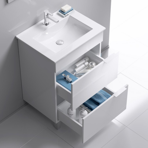 Тумба с умывальником AQWELLA Brig 60,5  Белый Br.01.06/2/W