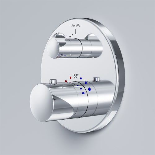 Смеситель встраиваемый Am.Pm Like F8075600 с термостатом, 1 потребитель, хром