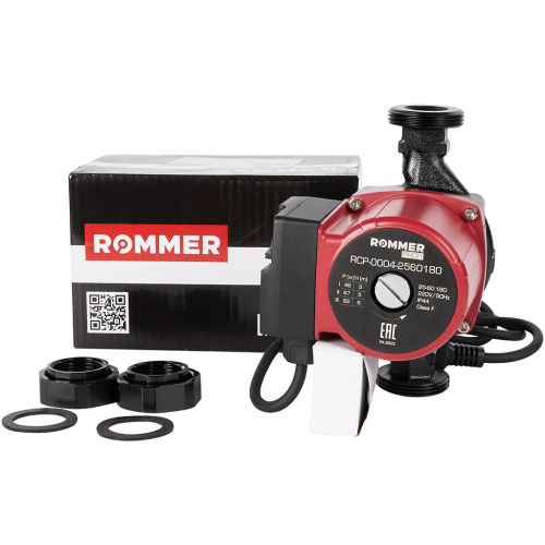 Циркуляционный насос Rommer PROFI 25/60-180 мм, до 67 л./мин.