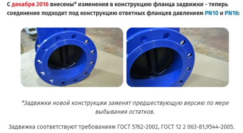 Задвижка чугунная 30ч39р 250 с обрез. клином (тип МЗВ)