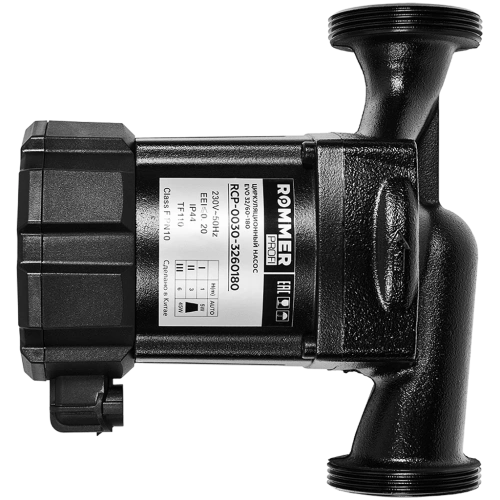 Циркуляционный насос Rommer Profi EVO 25/60-180 мм, до 60 л./мин., с теплоизоляцией