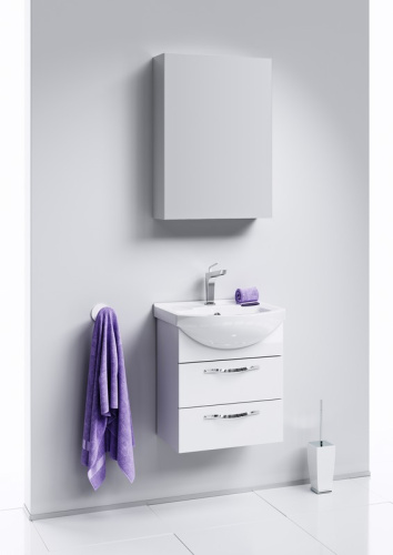 Тумба с умывальником AQWELLA Allegro 50 Белый Agr.01.05/2