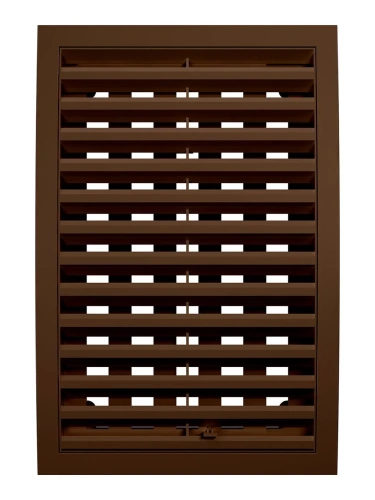 2030РРПН кор, Решетка наружная ASA вентиляционная регулируемая 200х300, коричневая