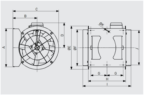 Вентилятор канальный TD-4000/355 Soler & Palau
