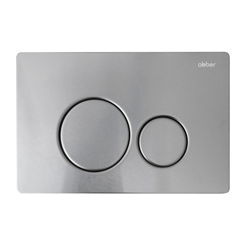 Комплект ABBER: подвесной унитаз Bequem AC1100T белый, инсталляция AC0105, клавиша AC0121 хром