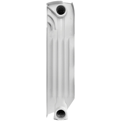 Алюминиевый радиатор STOUT GAMMA 350 - 14 секций, боковое, белый RAL 9010