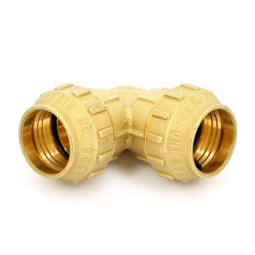 Угольник Tiemme 40x40 латунь для ПНД 3400017