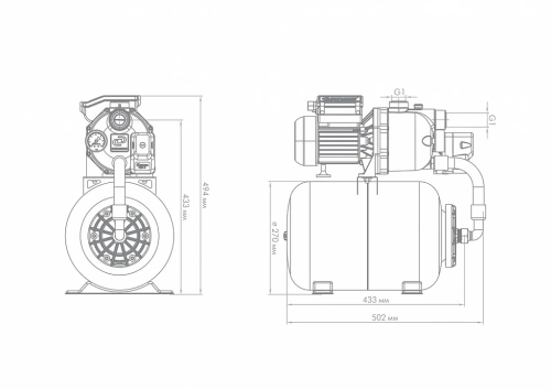 Насосная станция Джилекс ДЖАМБО 60/35 П-24 4021