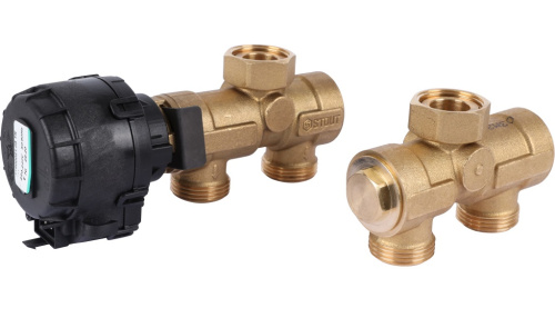 Комплект трехходового клапана для котла + бойлера STOUT SFB-0001-000001