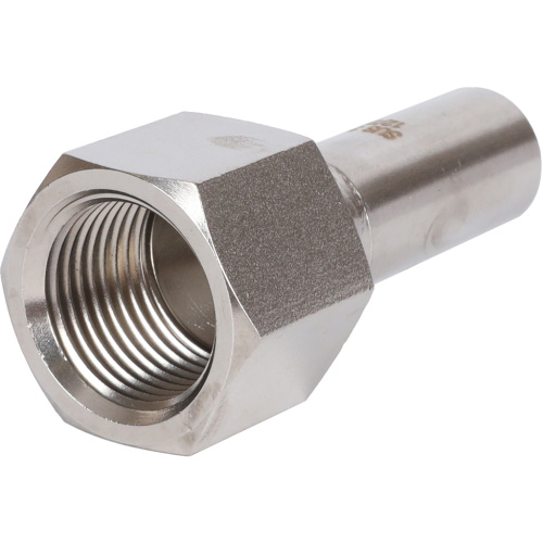 Вставка переходная НПр-ВР 15x1/2" пресс, нержавеющая сталь Rommer