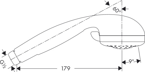 Душевая лейка Hansgrohe Croma 28513000