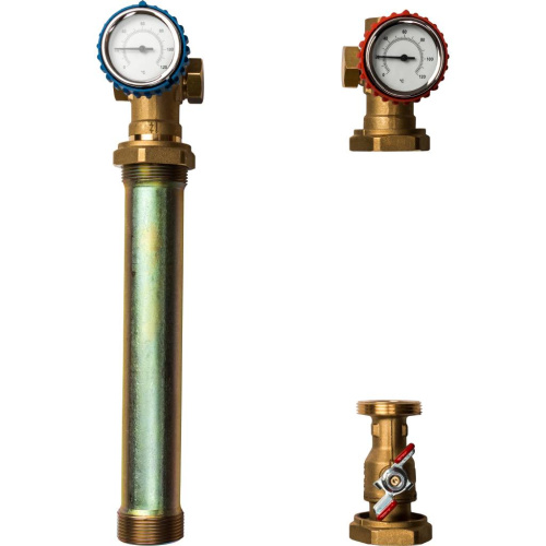 Насосная группа Stout с прямым контуром 1" без насоса в теплоизоляции SDG-0001-002501