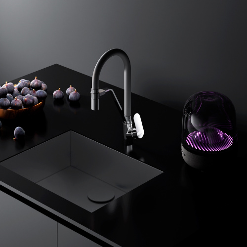 Смеситель для кухни AM.PM Like с каналом для питьевой воды и гибким изливом, хром