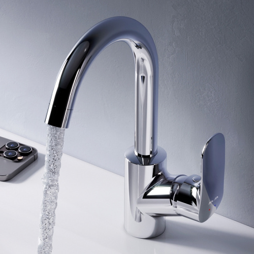 Смеситель для раковины AM.PM Like F8002700 с поворотным изливом, хром