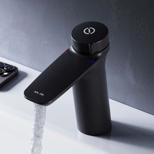 Смеситель для раковины AM.PM Inspire V2.0 F50A02522 TouchReel, излив 125 мм, черный