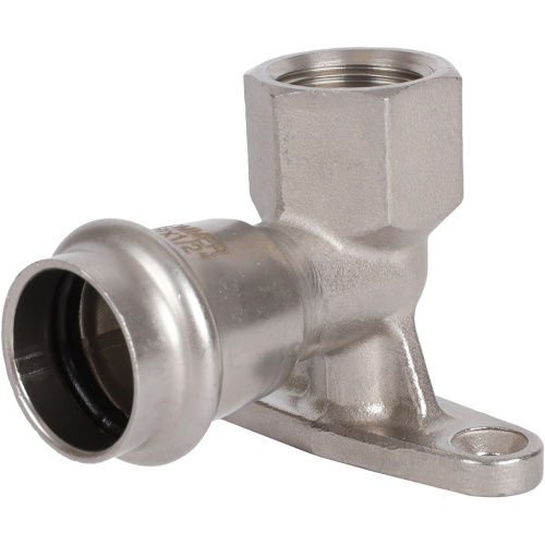 Водорозетка ВПр-ВР 22х1/2" пресс, нержавеющая сталь Rommer