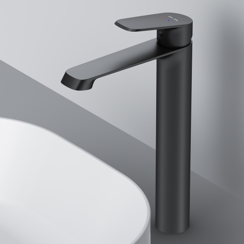 Смеситель для раковины AM.PM Func F8F92022 высокий, черный