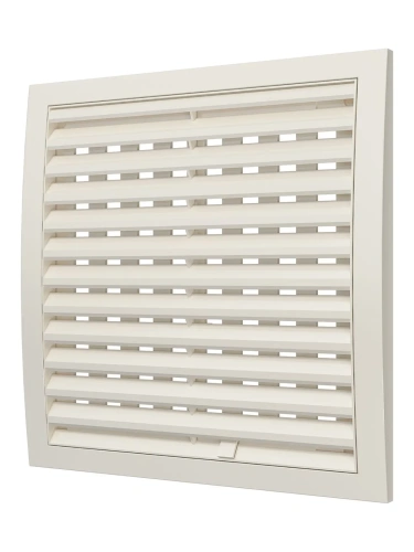 2525РРПН Ivory, Решетка наружная ASA вентиляционная регулируемая 250х250