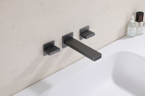 Смеситель для раковины ABBER Daheim AF82122NG скрытого монтажа, никель