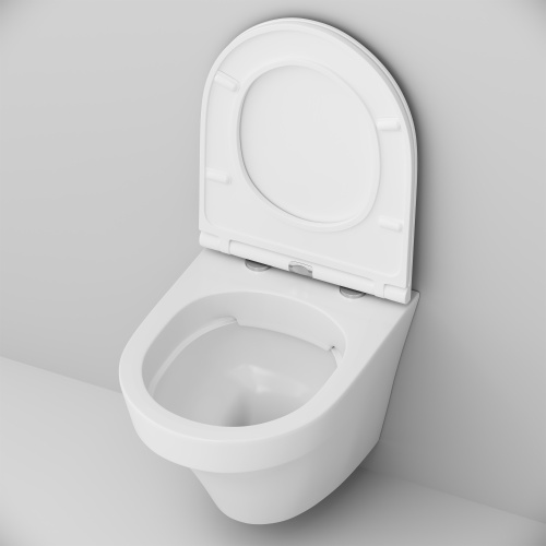 Подвесной унитаз Am.Pm Inspire C501700WH белый, FlashClean безободковый