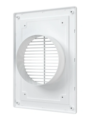 1825П12Ф, Решетка вентиляционная приточно-вытяжная АБС 183х253 с фланцем D125