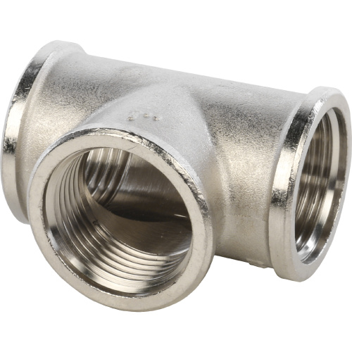 Тройник Stout 1"ВВВ никелированный SFT-0020-000001