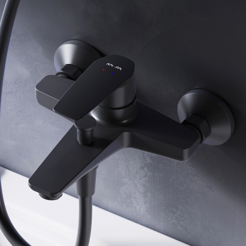 Смеситель для ванны AM.PM Gem F90A10022 черный