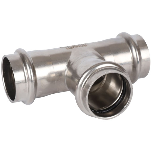 Тройник ВПр 28 пресс, нержавеющая сталь Rommer