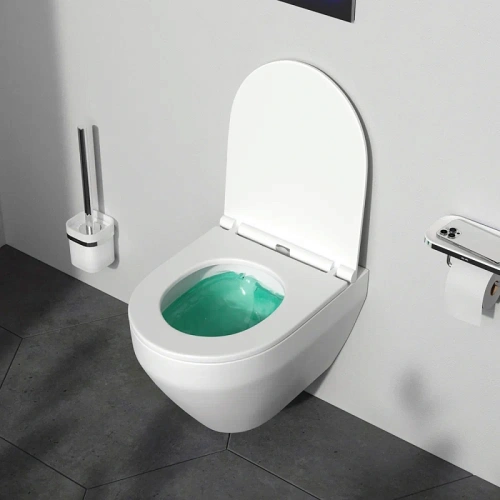 Унитаз с инсталляцией Am.Pm IS47001.701700 клавиша Pro S белый + Spirit V2.0 белый, безободковый, сиденье микролифт