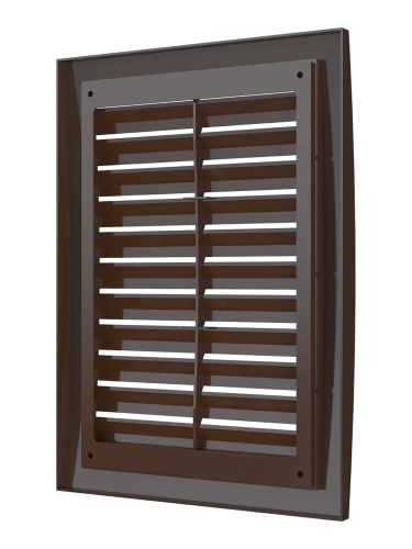 1825РРН кор, Решетка наружная ASA вентиляционная вытяжная 180х250, коричневая